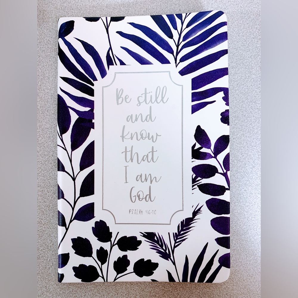 Lined Notebook Scripture Verse Journal with Metal Ball Point Pen NEW